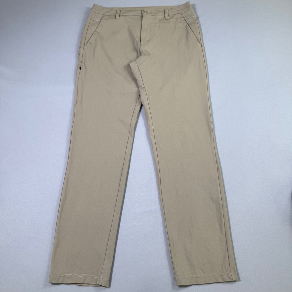 BYLT Everyday Pant‎ 2.0 Mens 34T Taupe Straight Leg Technical Stretch Trousers